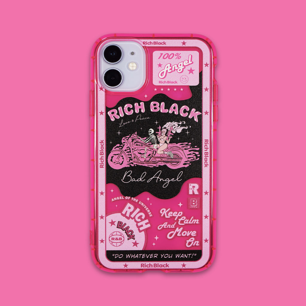 Vaporwave Fluorescent Pink Wild Sweetheart iPhone Case - Kasy Case