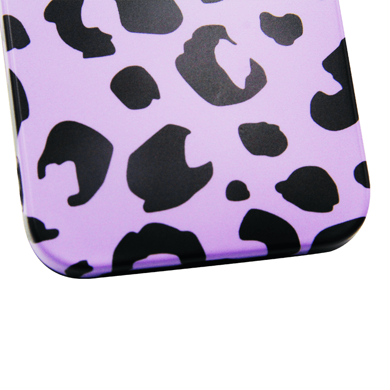 Purple Leopard Printing iPhone Case - Kasy Case