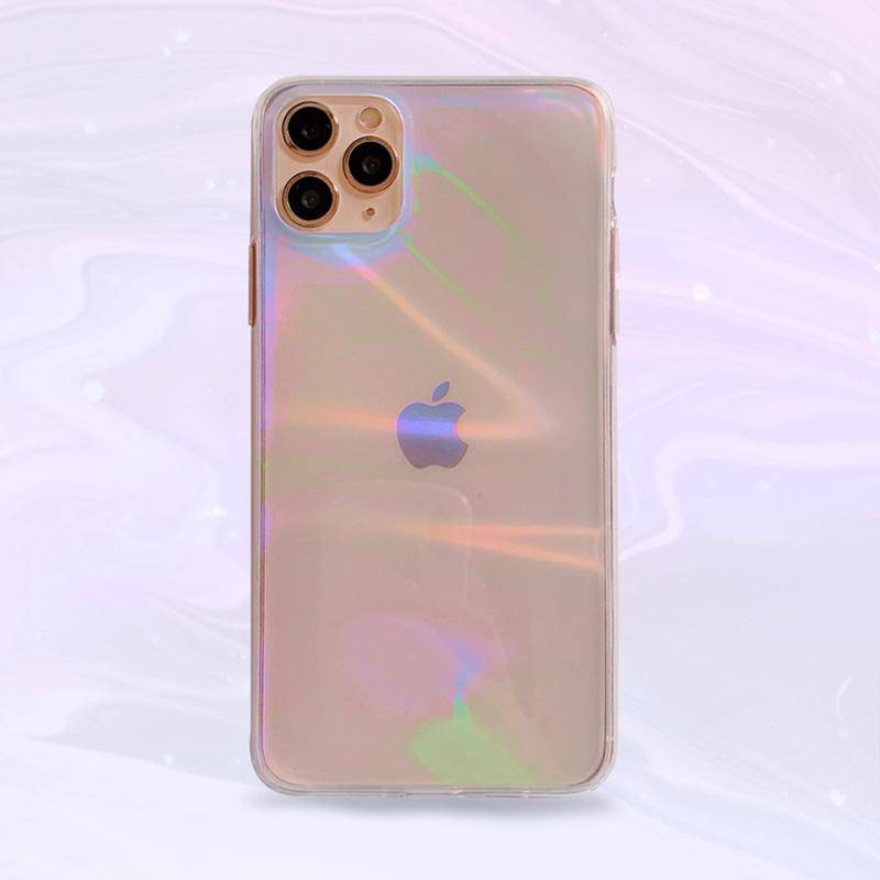 Rainbow Laser Bubble iPhone Case - Kasy Case