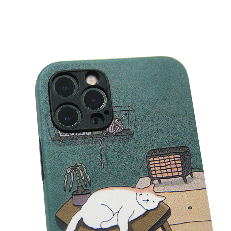 Relief Afternoon Lazy Cat iPhone Case - Kasy Case