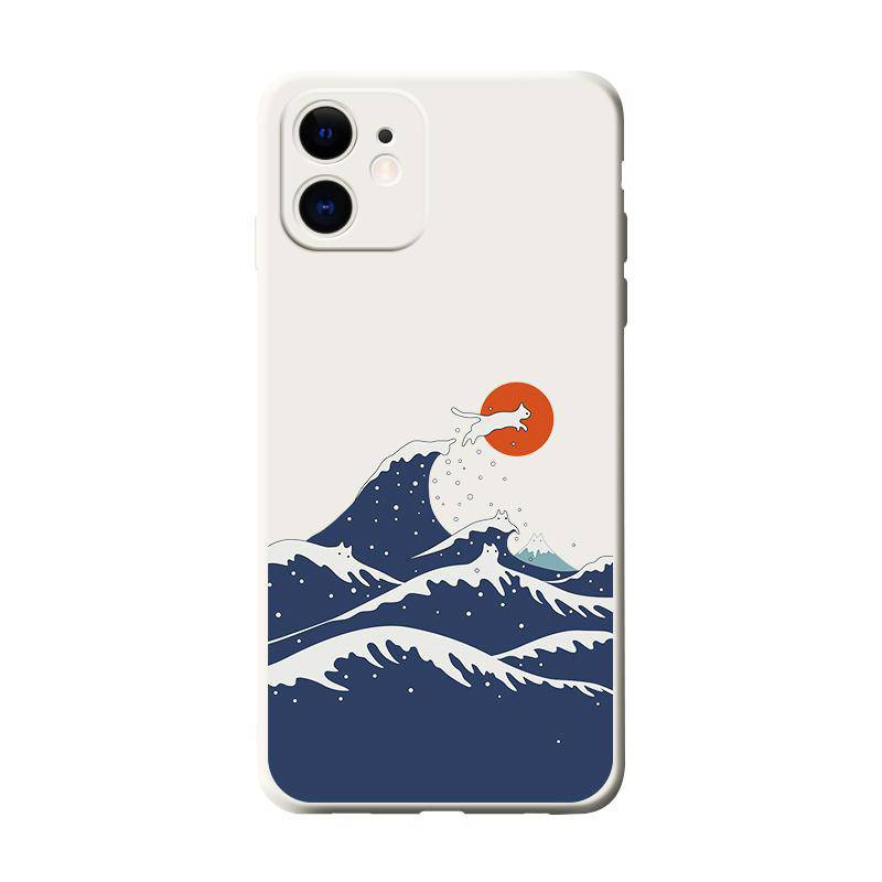 Relief Morning Waves iPhone Case - Kasy Case