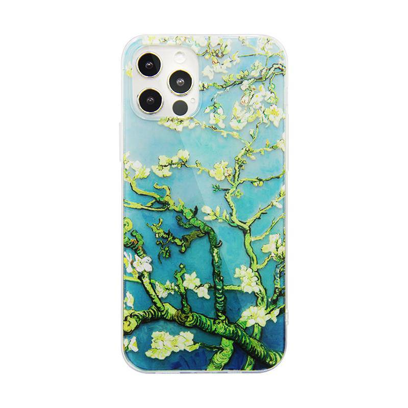 Relief Green Branches iPhone Case - Kasy Case