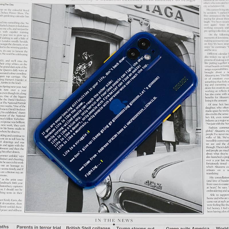 Blue Screen Of Death iPhone Case - Kasy Case