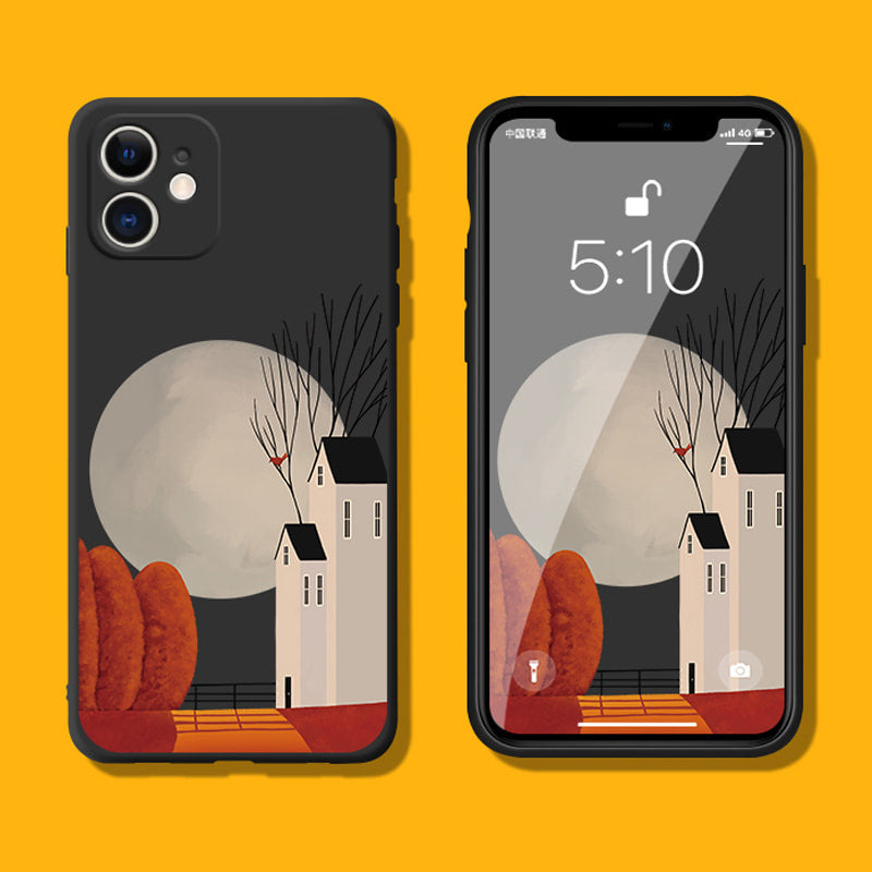 Relief Moon Near iPhone Case - Kasy Case