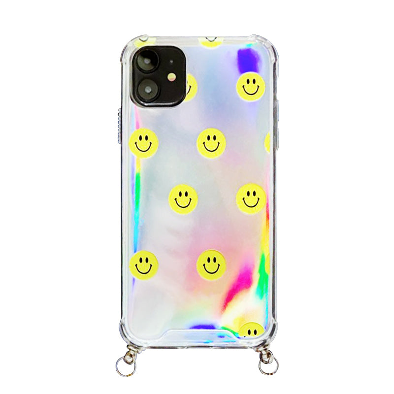 Laser Smiley Labels iPhone Case - Kasy Case