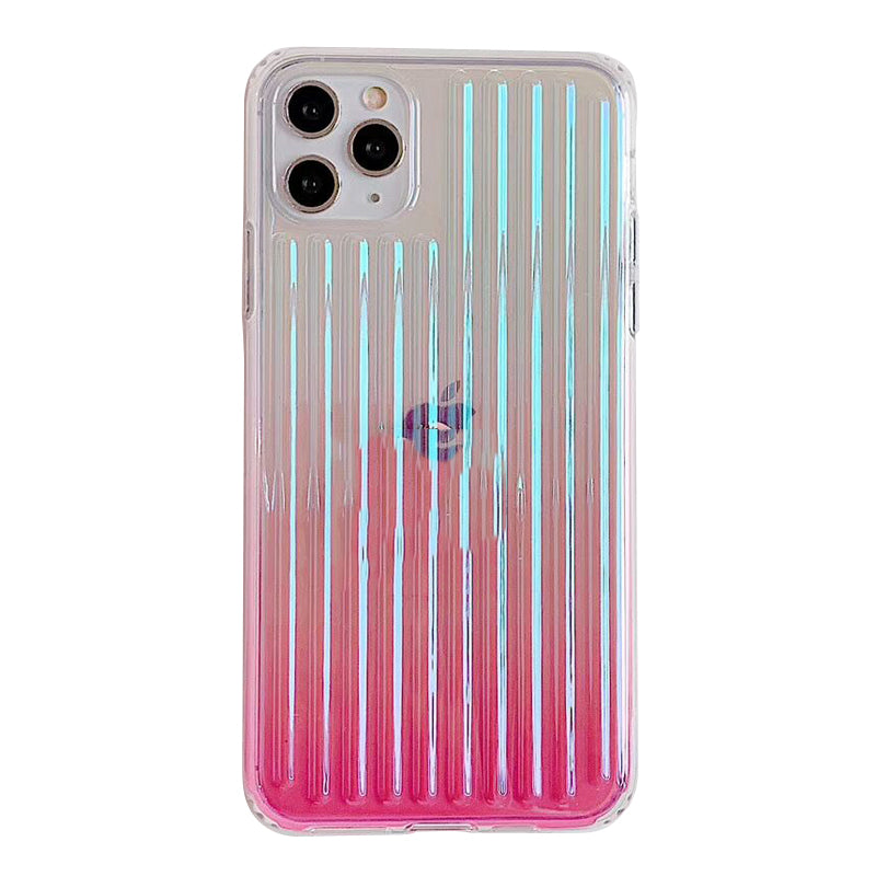 Laser Gradient Color Suitcase iPhone Case - Kasy Case