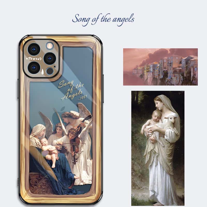 Transparent Song Of The Angles iPhone Case - Kasy Case