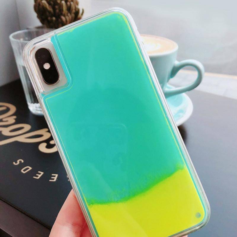 Fluorescent Dynamic Quicksand iPhone Case - Kasy Case