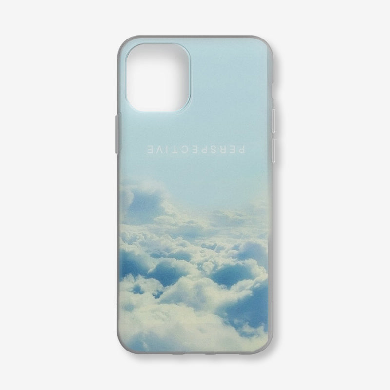 Above The Sky Transparent iPhone Case - Kasy Case