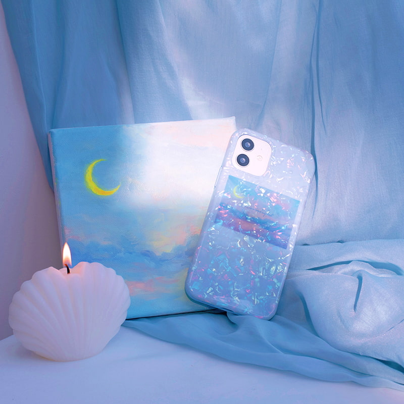 Laser Pearlescent Moonlight iPhone Case - Kasy Case