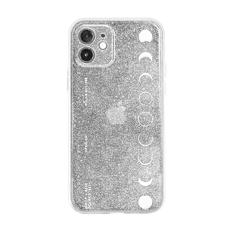 Glitter Lunar Eclipse iPhone Case - Kasy Case