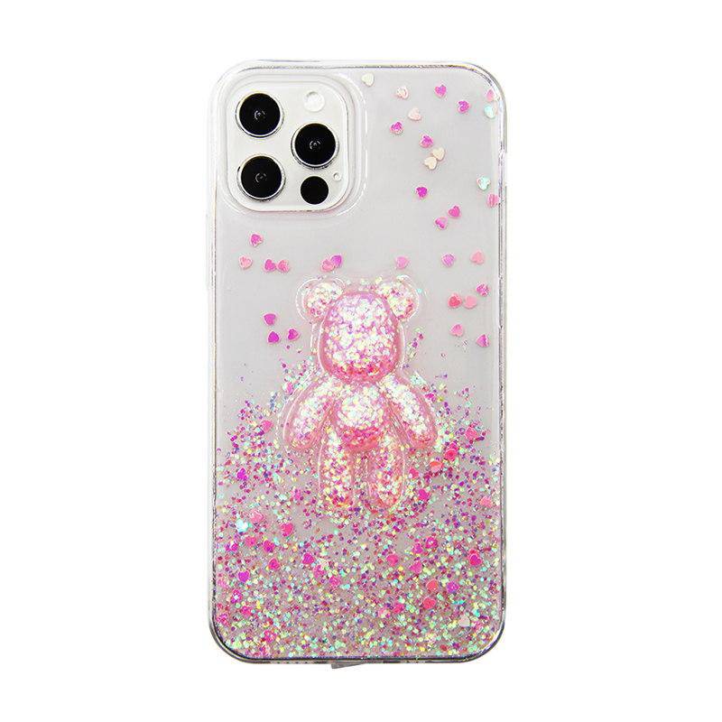 Star Glitters Bling Bear iPhone Case - Kasy Case