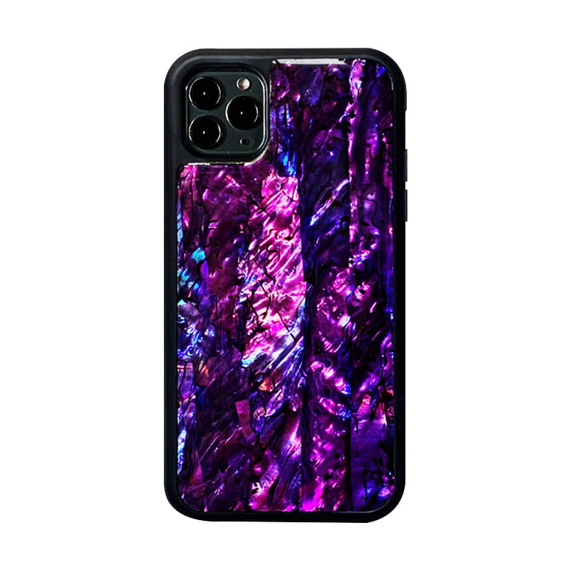 Seductive Purple Mother of Pearl Abalone Shell iPhone Case - Kasy Case