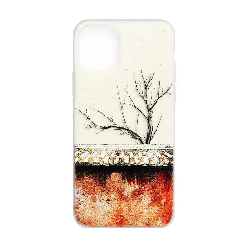 Relief Autumn Outside the Wall iPhone Case - Kasy Case