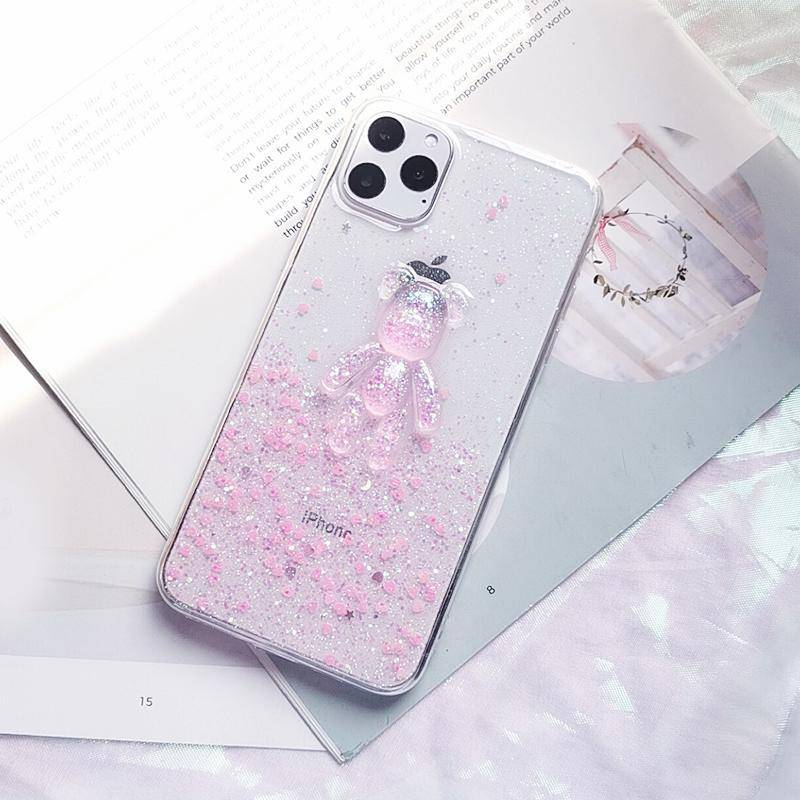Star Glitters Bling Bear iPhone Case - Kasy Case