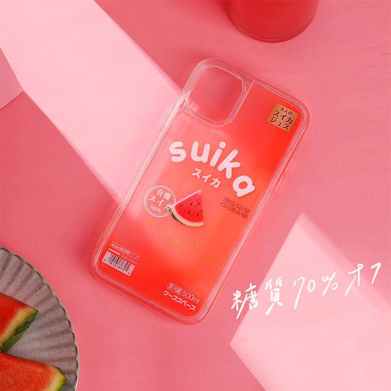 Liquid Fluorescent Watermelon Juice iPhone Case - Kasy Case
