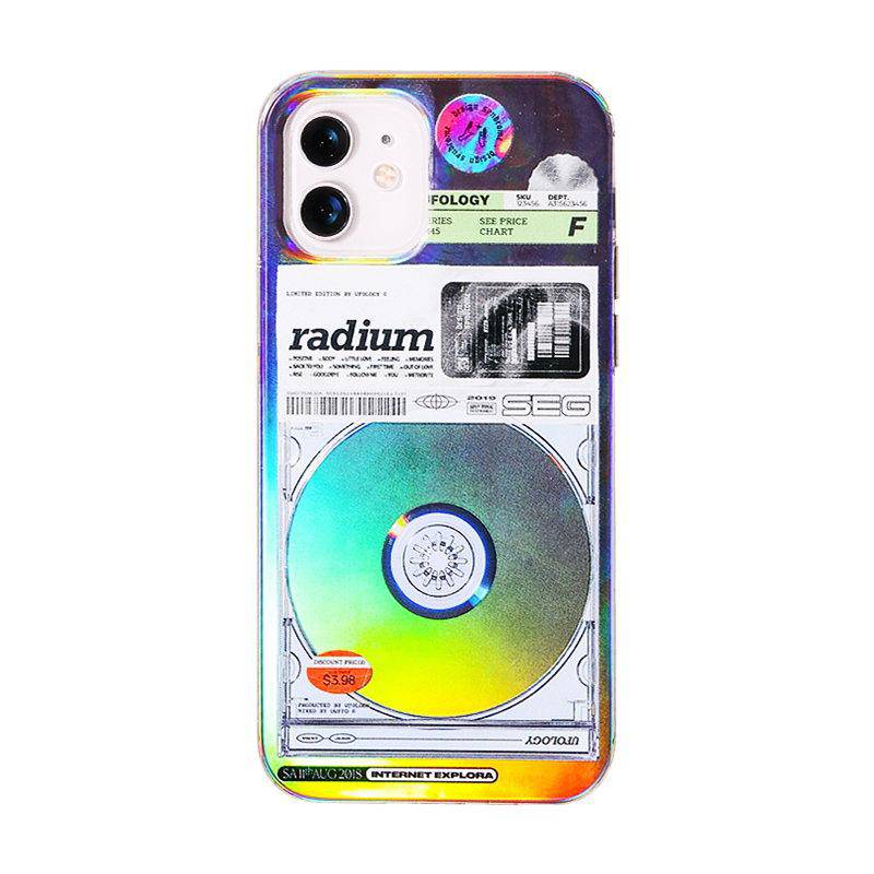 Laser CD Music Factory Labels iPhone Case - Kasy Case