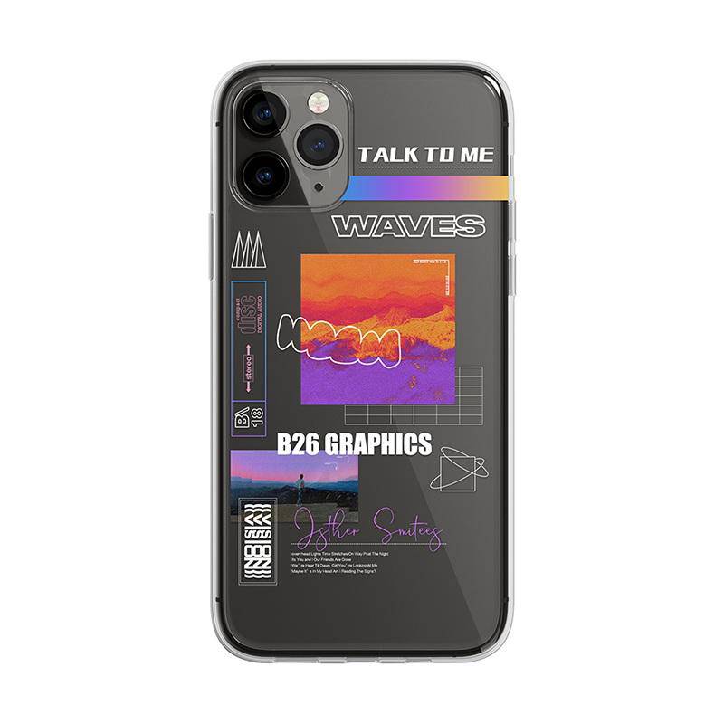 Vaporwave Talk To Me Labels iPhone Case - Kasy Case