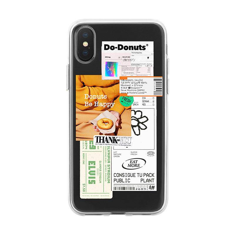 DO-Donuts Retro Labels iPhone Case - Kasy Case